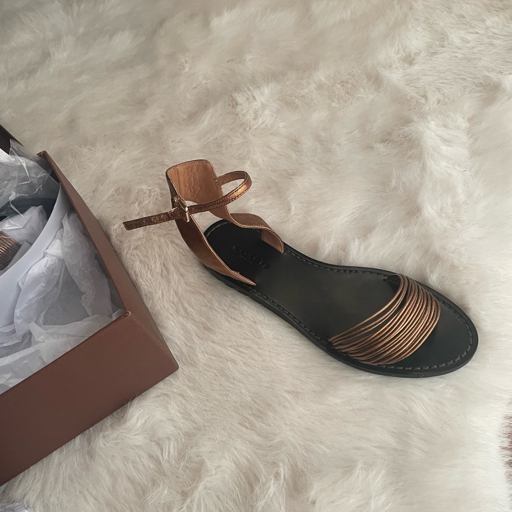 Coach Elegant Brown Sandals